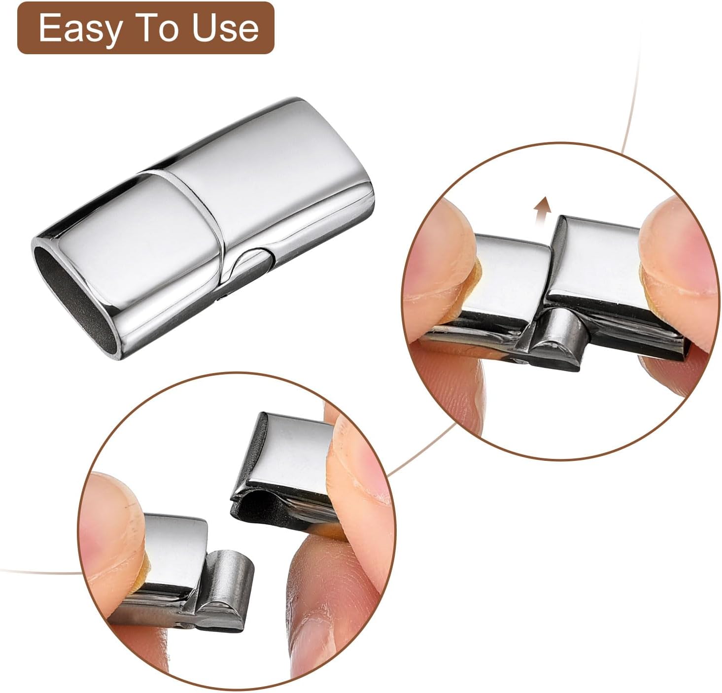 Stainless Steel Magnetic Clasp - đánh giá và giá Patent Leather Shine