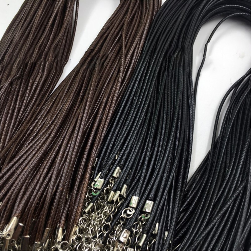20pcs 45cm Brown Waxed Necklac - đánh giá và giá Patent Leather Shine