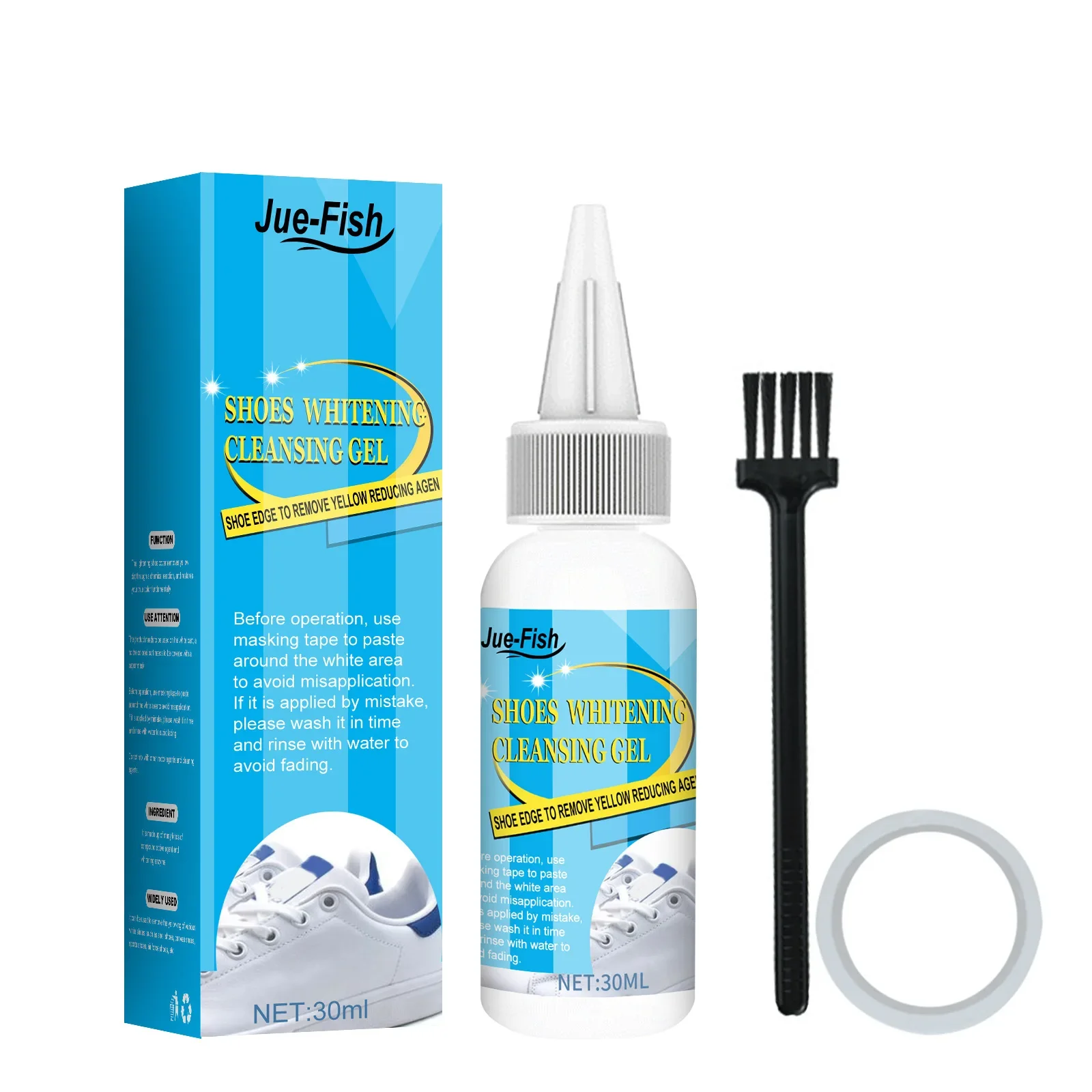 White Shoes Cleaning Gel Stain - đánh giá và giá Sneaker Care Kit