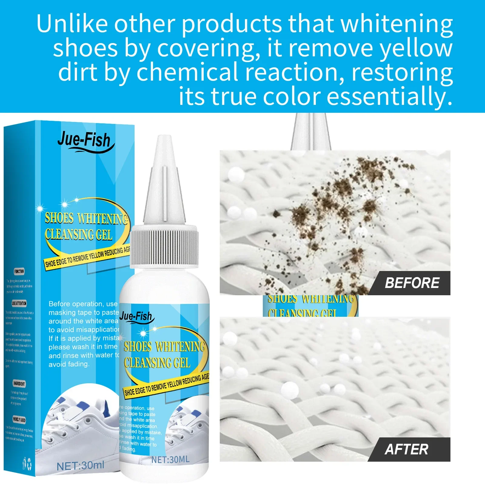 White Shoes Cleaning Gel Stain - đánh giá và giá Sneaker Care Kit